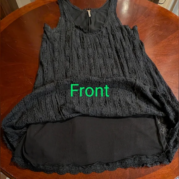 Free People Black Lace Sleeveless Dress Medium - Picture 7 of 15